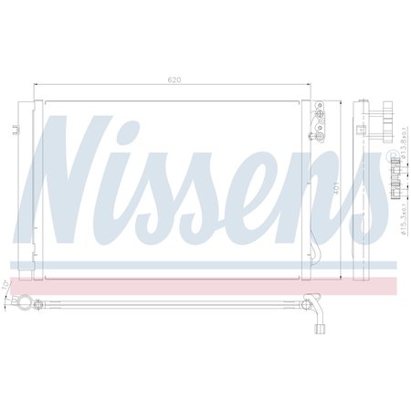 NISSEN Nissens Condenser, 94872 94872